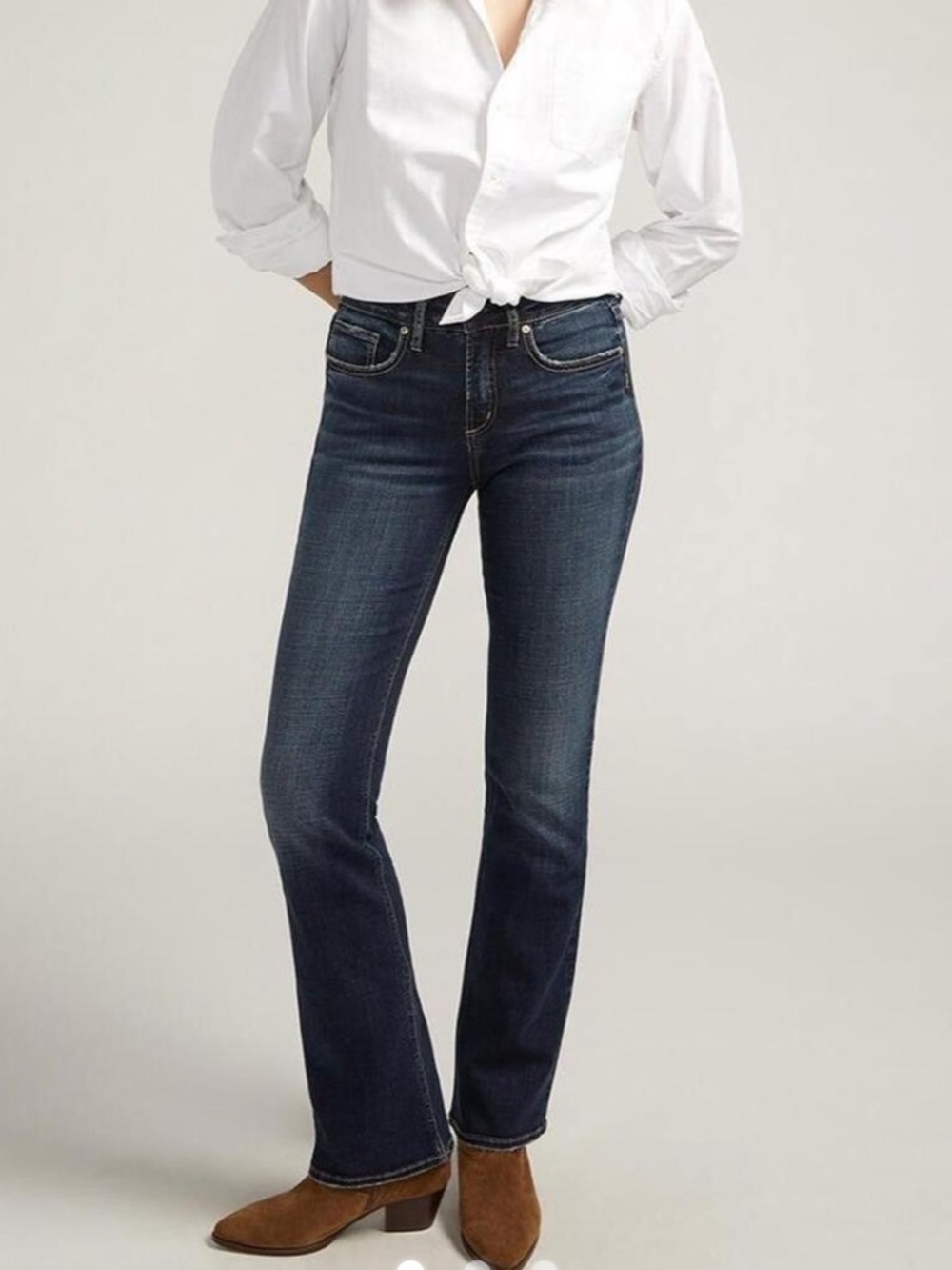 Silver Jeans Suki Slim Bootcut mid rise jeans W27 / L 33 curve enhancing